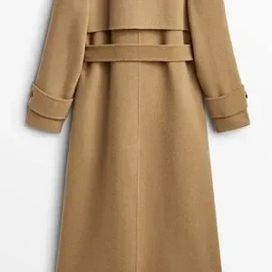 Massiel Dutti Jackets Coats Massimo Dutti Womens Natural